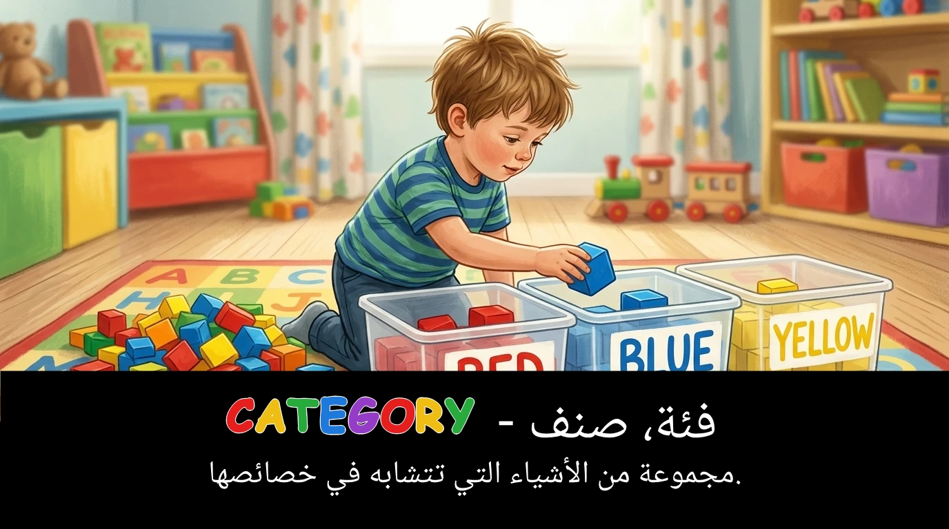 Arabic Illustration for category